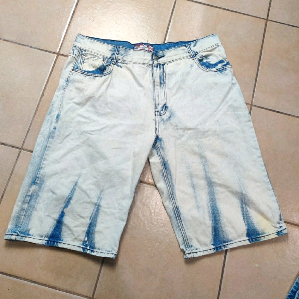 GS-115Demin Shorts With Vintage Wash